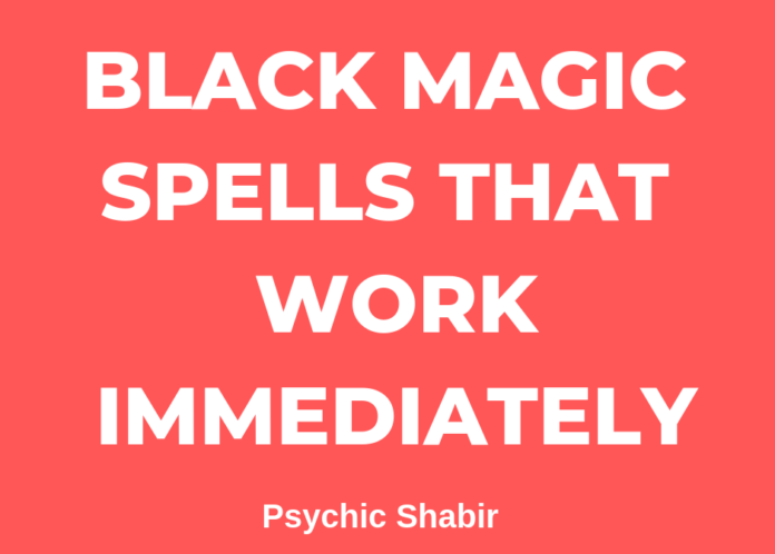 Black magic spell