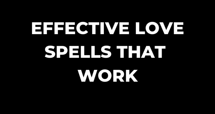 Effective love spells